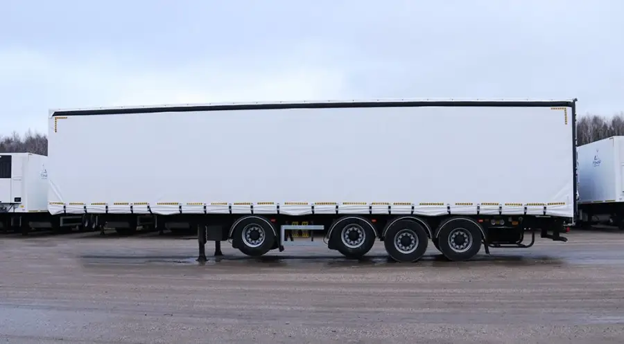 Тентованный полуприцеп Тонар T4-13V/VK (97882) (с разнесёнными осями)